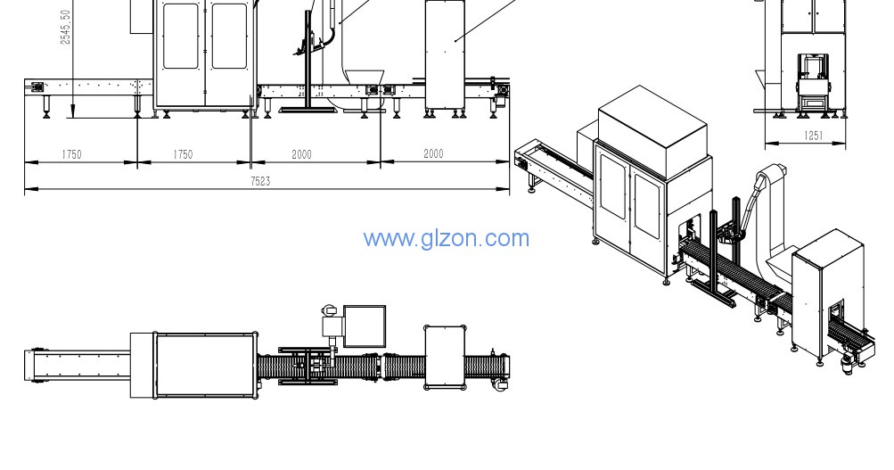 全自動四頭灌裝機(jī)線 自動灌裝機(jī)