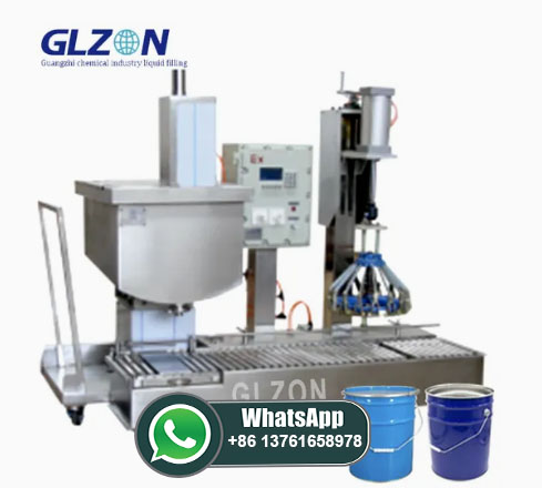 High Quality Chemical Liquid Solvent Resin Paint Adhesive Liquid Filling Machine for 10/20/30L Liquid Filling Machine