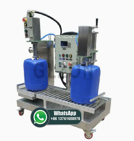 Fully Automatic Capping and Filling Machine for 1-25L Resin Pails Capping and Filling Machine