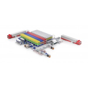 200升自動(dòng)灌裝線 開(kāi)蓋 灌裝 旋蓋  碼垛生產(chǎn)線