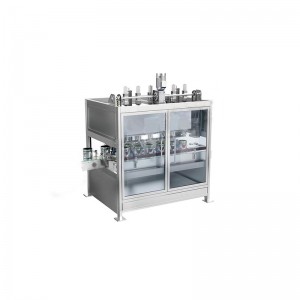 乳液灌裝機(jī) 精油類(lèi)小瓶口液體灌裝旋蓋一體機(jī)