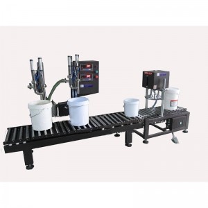 稀釋劑灌裝機(jī) 15升自動壓蓋灌裝機(jī)