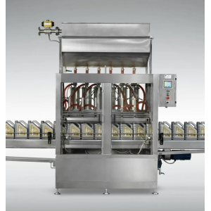 Auto Inline 6 Nozzles Volumetric Juices Filling Machine