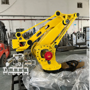 High Speed 15kg 20kg 25kg 30kg 50kg Automatic Palletizing System Cement Bag Robot Palletizer