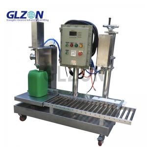 10-30L Vegetable Oil and Lubricant Pail Weighing Filling and Capping Machine