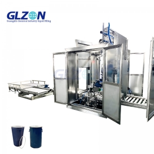 Factory Customized Auto Inline Ex-Proof 200L Drum Vertical Rotary Valve Hopper Aerosol Filling Machine