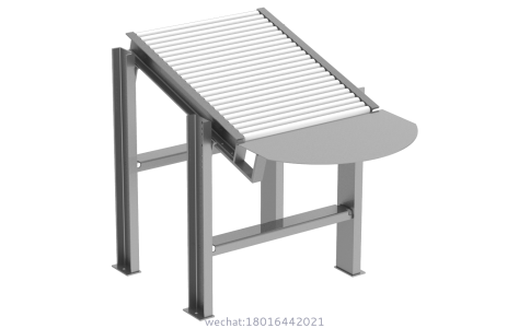 Gravity Roller Accumulation Conveyor & Hip Palletizing Station