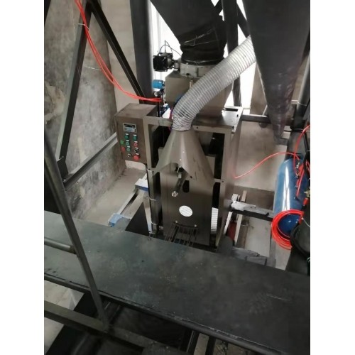 浙江湖州六安八方建材干粉包裝機調(diào)試完成