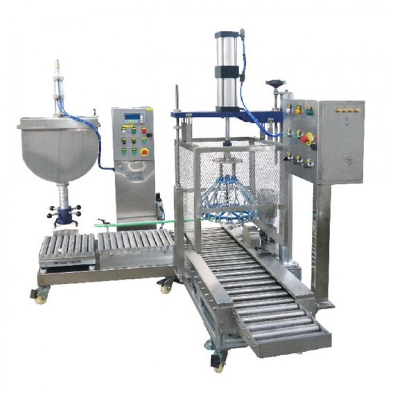 涂料、油漆灌裝機 帶防護壓蓋