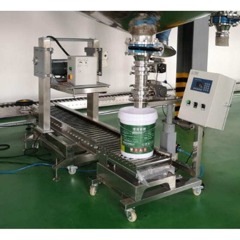 真石漆灌裝自動封蓋機(jī)