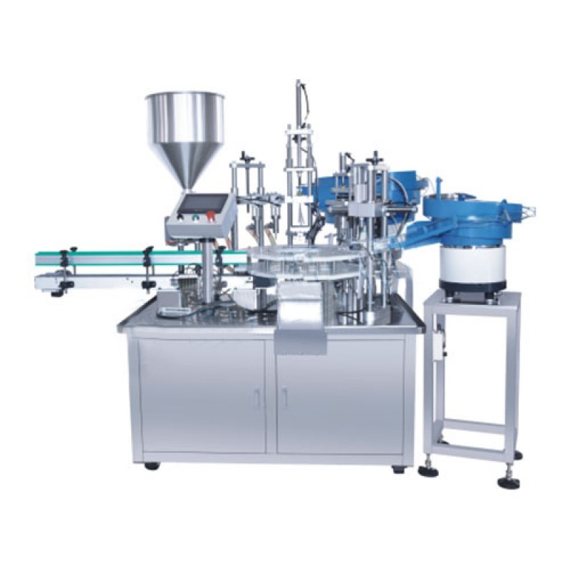 全自動(dòng)轉(zhuǎn)盤式灌裝旋蓋機(jī)