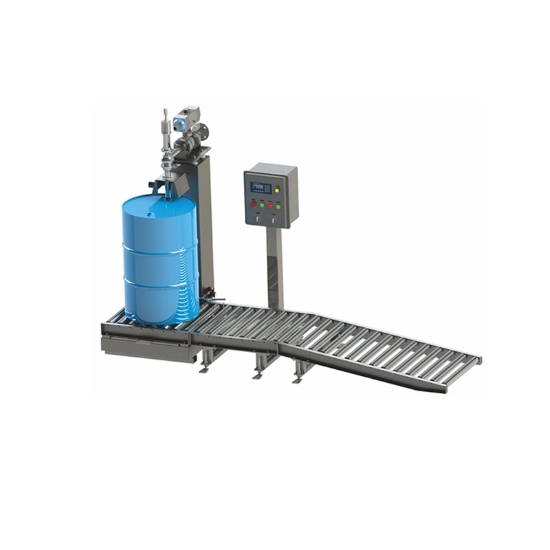 托盤式灌裝機(jī)設(shè)備生產(chǎn)廠家 200L自動停泵關(guān)閥停止輸送計量灌裝機(jī)