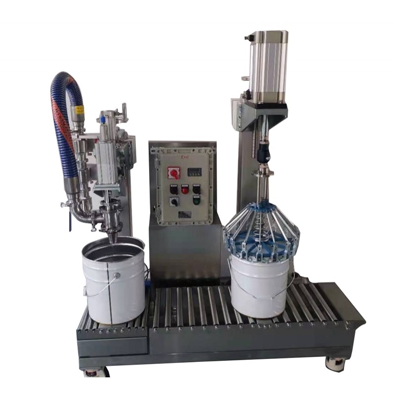 石化液體灌裝機(jī) 計量稱重灌裝機(jī) 供應(yīng)化工弱酸類灌裝機(jī)（16L）