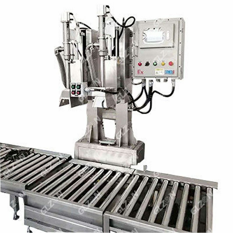 450L自動裝桶灌裝機(jī) 聚酯灌裝機(jī)