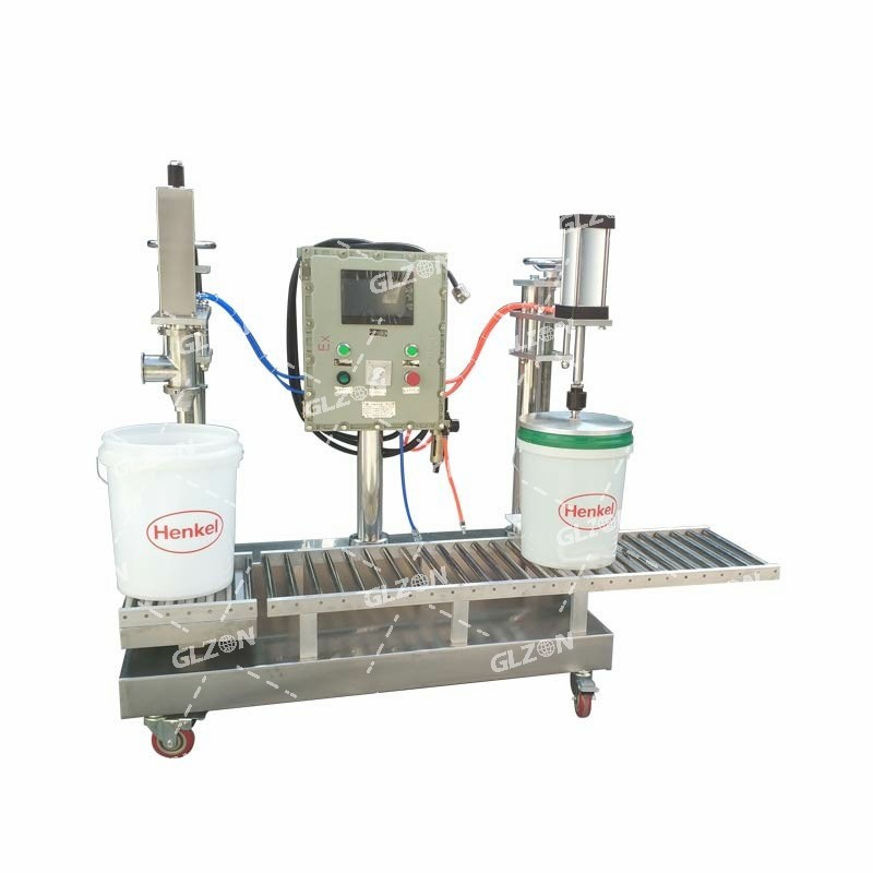 單噴嘴壓蓋機,25KG油漆涂料壓蓋機