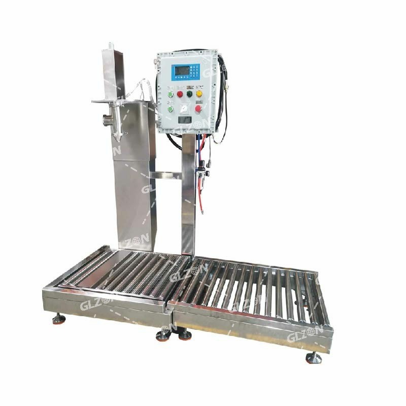 98硫酸包裝機(jī)_200KG防爆型定量包裝機(jī)