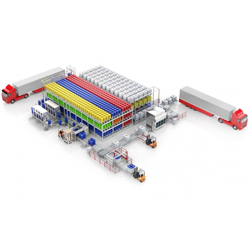 200L鋼桶、IBC桶全自動立體倉庫管理系統(tǒng)