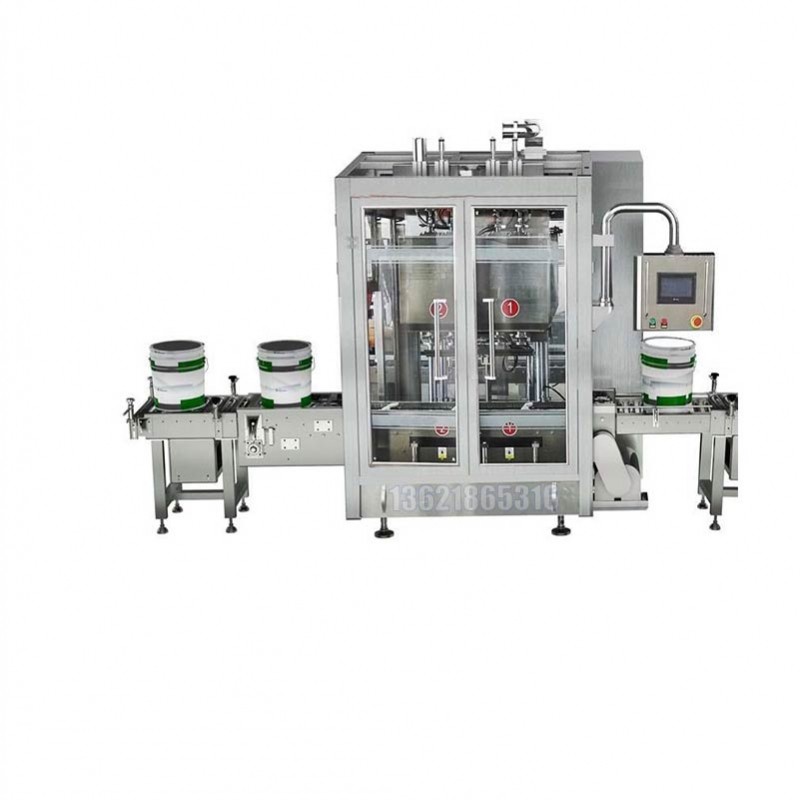 ?5-50L水性油墨/涂料/油漆/車用尿素灌裝機(jī) 自動(dòng)稱重生產(chǎn)線