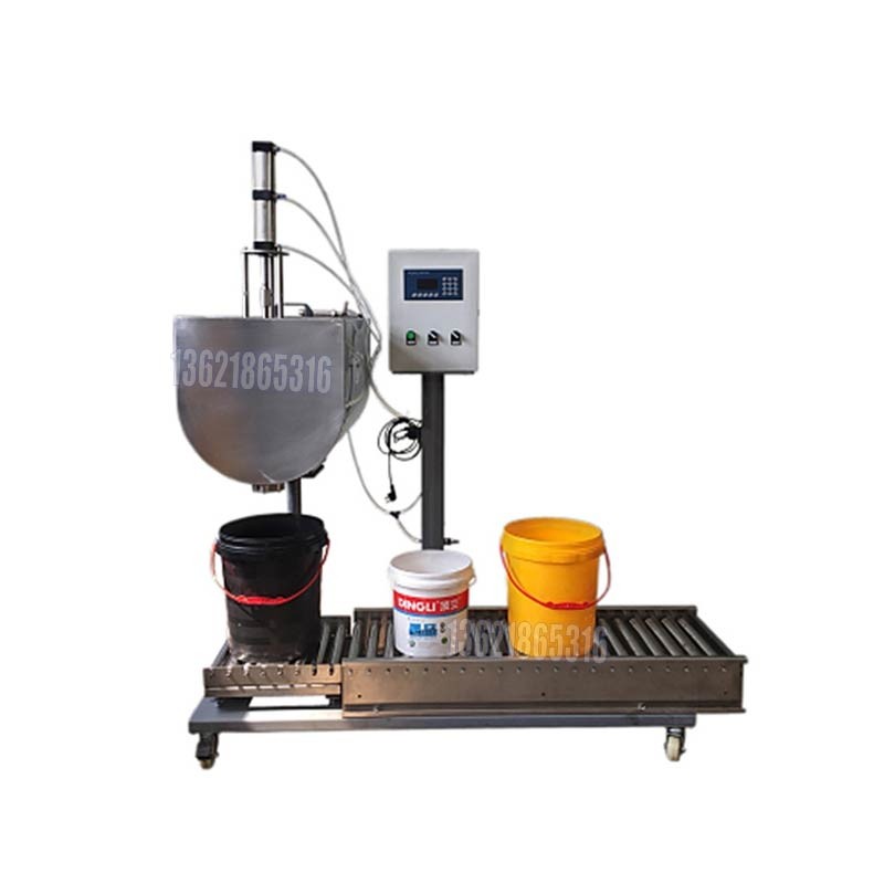 ?半自動灌裝機(jī)油性物流液體灌裝機(jī)化工桶油漆涂料灌裝機(jī)