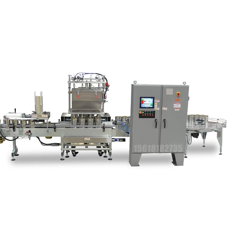 4頭自動凈重灌裝封口機