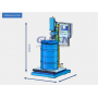 Syrup, Chemical Liquid, Ink Filling Machine 220L Large Barrel Chemical Filling Machine